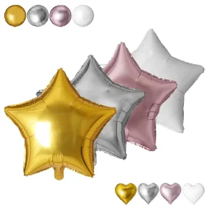 18 inch Five pointed Star Foil Balloons Decorative for Festivals Store Anniversaries Wedding Rooms and Birthday Parties