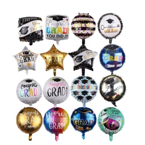 18 inch Graduation Ball Decoration Fangxing Congratulatory Graduation Balloons Fill School Party Graduation Balloon Decoration