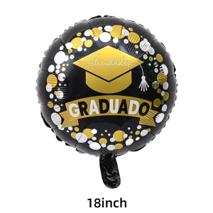 18 inch New Year Foil Balloon Party Hat Balloon Scene Decoration Balloon Supplies Christmas and New Year Happy Party Decoration