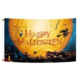 180*115CM Halloween Banner Festive Atmosphere Decoration Background Party Flag Halloween Custom Banner