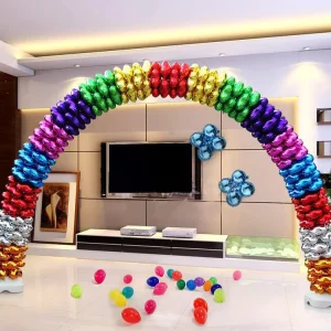 18Inch Heart Shape Four-leaved Clover Aluminum Foil Balloon Arch Kit Opening Celebration Party Supplies Decorative Arch
