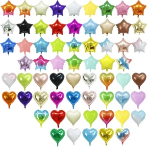 18Inch Star Heart Foil Helium Balloon Single Love Design for Wedding Party Supplies Birthday Balloons