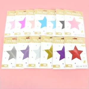 18Inch Star Shape Helium Balloons Gold Silver pink Foil Balloon for Birthday Party Decorations Customized Globos