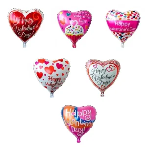 18inch Happy Valentine’s Day Aluminium Foil Party Balloon Decoration Globos Valentine Day Party Decoration