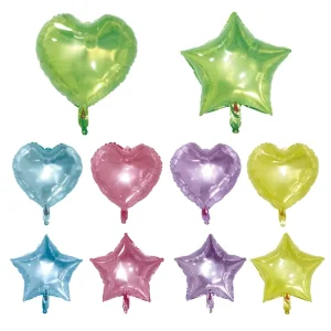 18inch Jelly Color Star Shape Balloon Children’s Birthday Wedding Party Decoration Helium Heart Globos Bulk