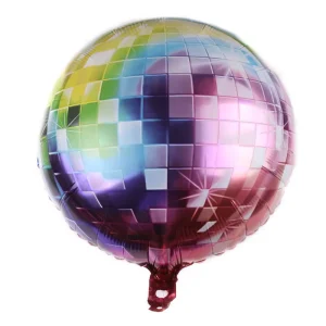 18inch Round Disco Aluminum Foil Balloons Birthday & Valentine’s Day Party Decorative Toy Balloons