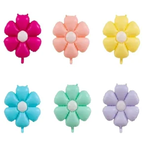 19 Inch Pastel Macaron Colors Little Daisy Flower Foil Balloons for New Year Birthday Wedding Spring Theme Party Decorations