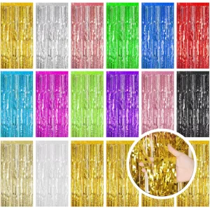 1X2 Meter Spot PE Birthday Curtains for Wedding Party Decoration