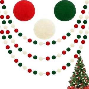 2 Meter Cloth Ball Colorful Balloon Garland Holiday Parties Christmas Home Decor 20 Ball European American Banner