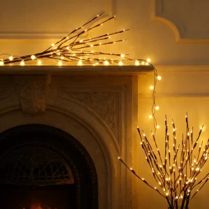 20LED Branches Battery IP44 Holiday Decorative Lights Vase Lamp DIY Fairy String Light Indoor Home Bedroom Christmas Decoration