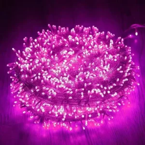 20M 200LED串灯室内室外圣诞仙女花园树婚礼派对IP44防水铜插件8模式串线