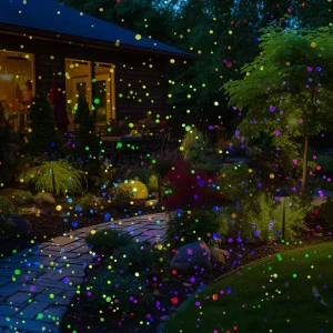 20W Firefly RGB Laser Outdoor Waterproof IP65 Garden Park Lamp