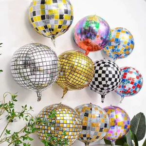 22 Inch Aluminum Film Metallic Foil Balloons Garland Graduation Halloween Wedding Birthday Party Decoration KTV