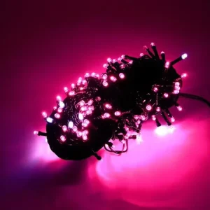 220V IP65 RGB LED 闪光灯可连接童话圣诞灯串 20m 200led 户外节日照明灯串