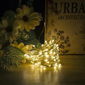 220v Christmas Waterproof LED Copper Wire String Fairy Decor Lights ODM OEM Service for Bedroom Outdoor Use