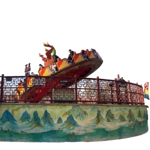 24 Seats Thrill Funfair Carnival Swing Dancing Fire Phoenix Rides Amusement Park Equipment Flying Turntable Rides