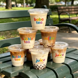 240ml 8oz 7oz Dirty Coffee Dia.92mm Disposable clear Plastic Cup 7oz 9oz Pet Cups for Parties Water Beer Wine Shot Cup
