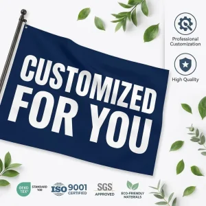 24H Ship with Custom Logo Flag Banners Manufacturer Custom Printed Polyester 3ft X 5ft Business for Advertising Popular Y