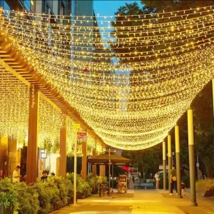24V 10M IP65 Rubber LED Outdoor String Light Waterproof Warm Cold White Holiday Christmas Fairy Garlands Decorative Light