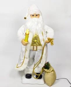 24inches 60cm Electric Animated Musical Santa Claus Christmas Decoration With Light Factory