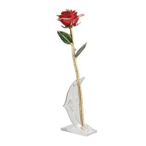 24k Flowers Gilded Rose Factory Direct Birthday Valentine Christmas Wedding Gifts Office Decoration