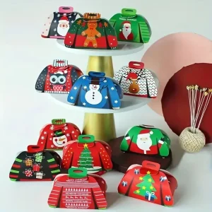 24pcs Christmas Gift Box Set for Cookies, Candy and Chocolates