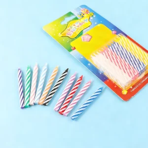 24pcs Eco Friendly Smokeless Paraffin Wax Handmade Barley Christmas Holiday Birthday New Year Home Decoration