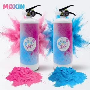 250G Boy Girl Gender Reveal Party Supplies Fire Extinguisher Bottles for New Year Halloween Durable Non-Toxic