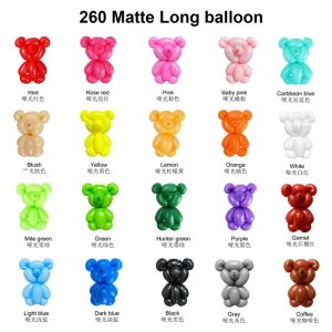 260 Long Balloon DIY Magic Pearl Macaron Chrome Glossy Baby Shower Birthday Party Decoration Long Latex Balloons