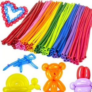 260Q Long Clown Balloons Twisting for Balloon Animals Modeling for Birthday Party Decorations Latex Balloons