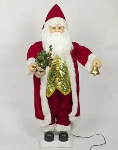 28in 70cm Electric Animated Musical Santa Claus Christmas Decoration With Light Factory