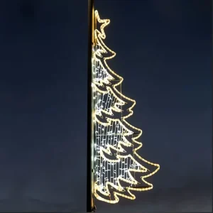 2D LED Decoration Light Pole for Garden Outdoor Christmas Street Lighting Motif IP65 Landscape Application Rope Motif Light