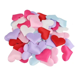 2cm Red 3D Sponge Heart Confetti for Valentine’s Day Wedding Anniversary Table Decorations