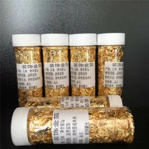 2g Gold Leaf Cake Decorating Supplies Cake Topper Painted Nail Art Cakes Decoration Accessories
