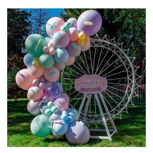 2m Ferris Wheel Metal Decoration for Baby Shower Custom Logo for Event Decorations