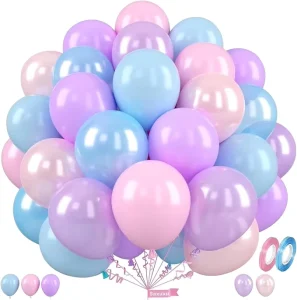 30-Piece Latex Globe Set Accessories for Chinese New Year Back School Christmas Parties Durable Rose Gold Pearl Pink Blue