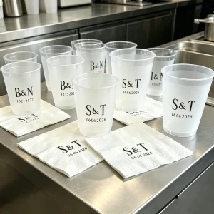 300cc 90mm Transparent Frosted Plastic Milk Tea Cup Disposable 90mm Beverage Coffee Cup With Lid 500cc Cocktail Birthday