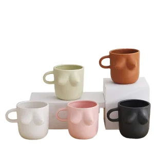300ml Nordic Sexy Ceramic Coffee Mug Female Body Art Design Eco Friendly Material for Home Afternoon Tea Use
