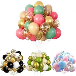 30Pcs Trendy Latex Balloons Set for Birthday Decorations with a High end Feel