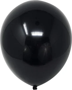 30cm 12 Inch 2.8grams 50pcs Per Pack Kids Holiday Party Decorations with High Quality Standard Black Color Balloons