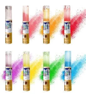 30cm Non Toxic Holi Powder Party Cannons Custom Design Biodegradable Cornstarch Color Powder Popper for Color Run