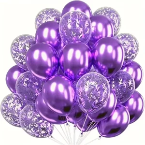 30pcs Metallic Rainbow Balloons Birthday Graduation Carnival Baby Shower Wedding Decorations Metallic Party Balloons