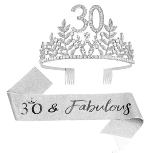 30th 40th 50th 60th Birthday Headband Set Birthday Party Decorations Birthday Party Supplies