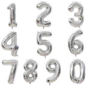 32 inch US-Style Number Balloons 0-9 Decorations for Kids’ Birthday Parties Wedding & Bridal Room Layout