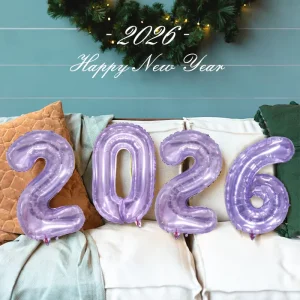 32InchJelly Color Number Inflatable Balloons Individual Packing Party Decoration Graduation Balloon