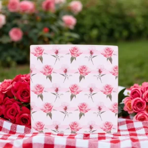 33cm*33cm Vivid Pink Rose Disposable Paper Napkin for Picnics and Weddings Tableware & Decorations for Parties