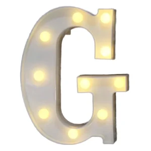 3D LED Letter Sign Warm White Night Light Festival Home Party Outdoor Use