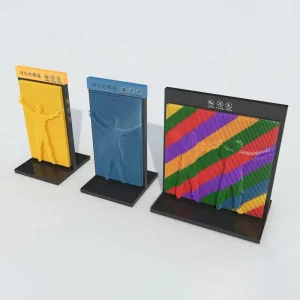 3D Painting Wall Art Pin Screen Toy Indoor and Outdoor Amusement Park Facilities for Shopping Mall Use