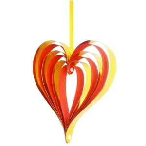 3D love Heart shaped Pendant Valentine’s Day Wedding Decoration Party wall decorations