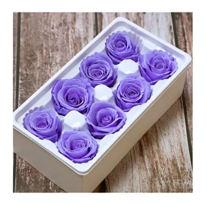 4-5cm Immortal Rose Mothers Day Gift Eternal Life Flower Material Gift Box Flower Heads Bulk Everlasting Nature Flower Head